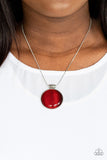 Look Into My Aura - Red Necklace Paparazzi