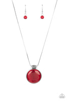 Look Into My Aura - Red Necklace Paparazzi