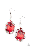 Royal Recognition - Red Earrings Paparazzi