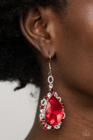 Royal Recognition - Red Earrings Paparazzi