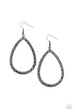 Standout Sparkle - Black Earrings Paparazzi