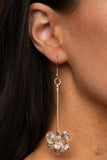 Opulently Orchid - Rose Gold Earrings Paparazzi