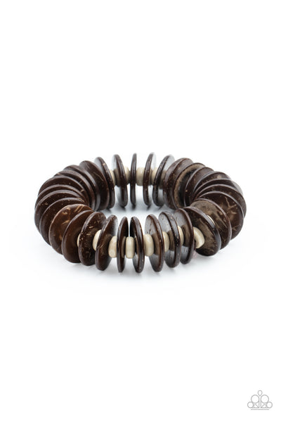 Caribbean Reefs - Brown Bracelet Paparazzi