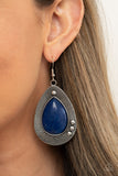 Western Fantasy - Blue Earrings Paparazzi