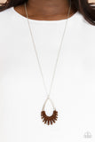 Homespun Artifact - Brown Necklace Paparazzi