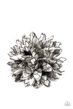 Vanguard Gardens - Black & White Flower Hair Clip