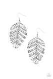 Palm Lagoon - Silver Earrings Paparazzi