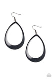 Fierce Fundamentals - Black Earrings Paparazzi