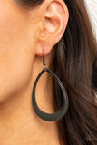 Fierce Fundamentals - Black Earrings Paparazzi