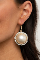 Esteemed Elegance - Gold Earrings Paparazzi