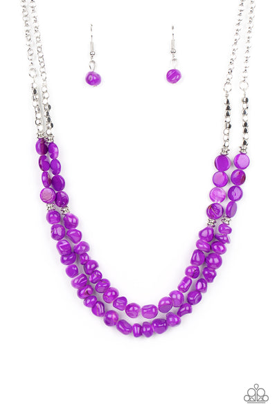 Staycation Status - Purple Necklace Paparazzi