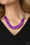 Staycation Status - Purple Necklace Paparazzi