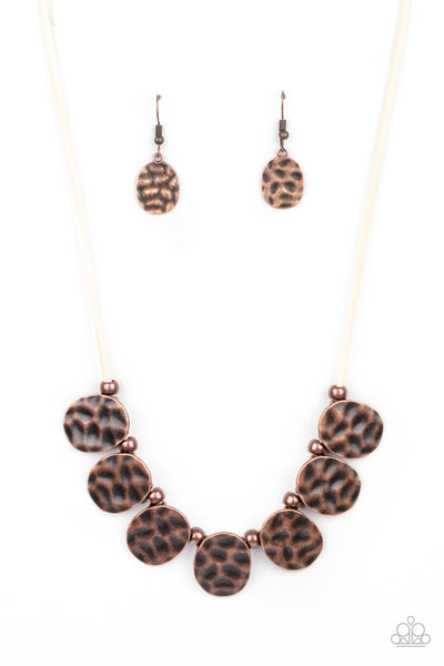 Turn Me Loose - Copper Necklace Paparazzi