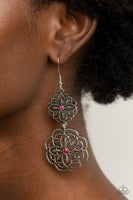 Mandala Mecca - Pink Earrings Paparazzi