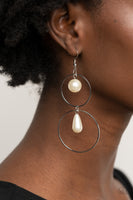 Cultured in Couture - White Pearl Earrings Paparazzi