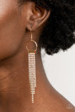 Tapered Twinkle - Gold Earrings Paparazzi - Incoming