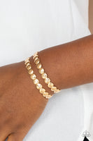 On The Spot Shimmer - Gold Bracelet Paparazzi