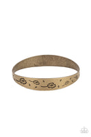 Dandelion Dreamland - Brass Bracelet Paparazzi