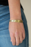 Dandelion Dreamland - Brass Bracelet Paparazzi