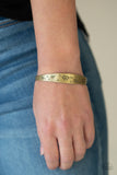 Dandelion Dreamland - Brass Bracelet Paparazzi