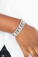 Metro Magnetism - Silver Bracelet Paparazzi