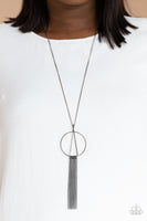 Apparatus Applique - Black Necklace Paparazzi