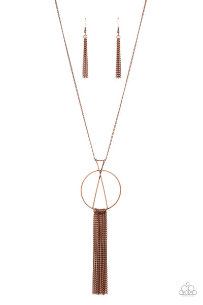 Apparatus Applique - Copper Necklace Paparazzi