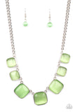 Aura Allure - Green Necklace Paparazzi