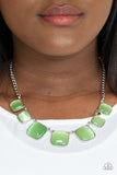 Aura Allure - Green Necklace Paparazzi