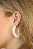 Fabulously Fiesta - White Earrings Paparazzi