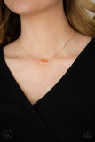 Dynamically Dainty - Copper Necklace Paparazzi
