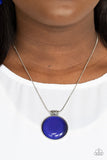 Look Into My Aura - Blue Necklace Paparazzi