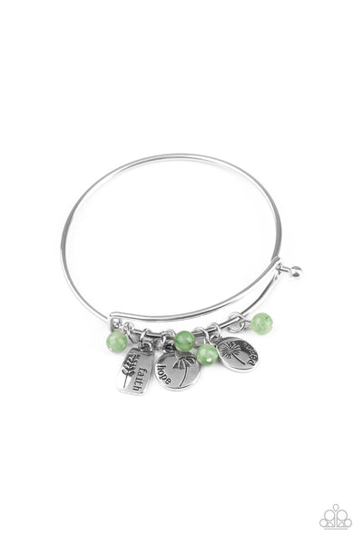 GROWING Strong - Green Bracelet Paparazzi