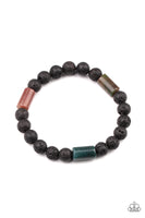 Earthy Energy - Green Bracelet Paparazzi