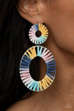 Foxy Flamenco - Multi-Colored Earrings Paparazzi