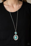Southern Opera - Blue Turquoise Necklace Paparazzi