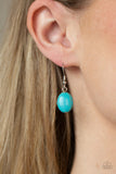 Southern Opera - Blue Turquoise Necklace Paparazzi