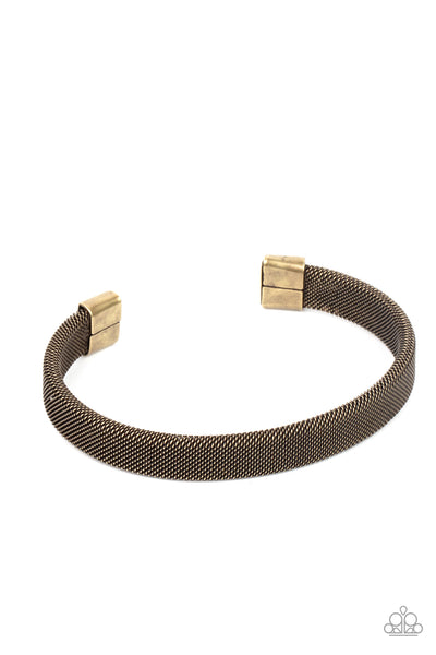 Quit MESHing around - Brass Bracelet Paparazzi