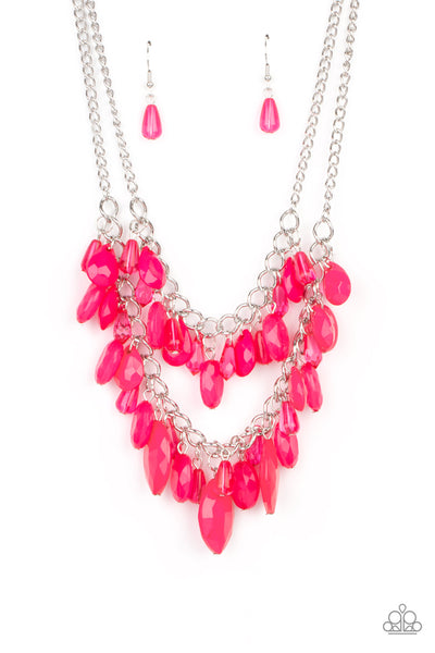 Midsummer Mixer - Pink Necklace Paparazzi