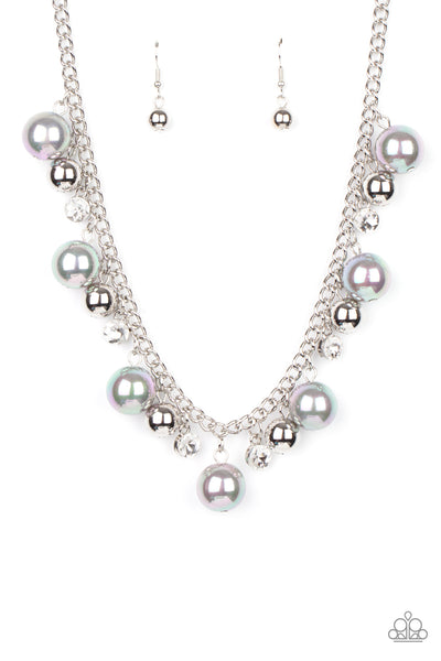 Galactic Gala - Silver Necklace Paparazzi