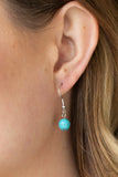 Canyon Cottage - Blue Turquoise Necklace Paparazzi