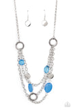 Oceanside Spa - Blue Necklace Paparazzi