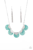Mermaid Oasis - Blue Necklace Paparazzi