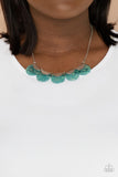 Mermaid Oasis - Blue Necklace Paparazzi