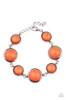 Turn Up The Terra - Orange Bracelet Paparazzi