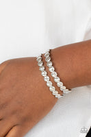 On The Spot Shimmer - Silver Bracelet Paparazzi