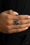 Perfectly Perennial -  Pink Ring Paparazzi