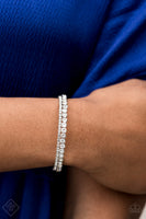 Fairytale Sparkle White Bracelet Paparazzi Incoming