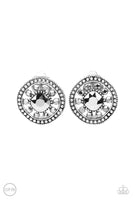 Dazzling Definition - Silver Earrings Paparazzi