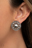 Dazzling Definition - Silver Earrings Paparazzi